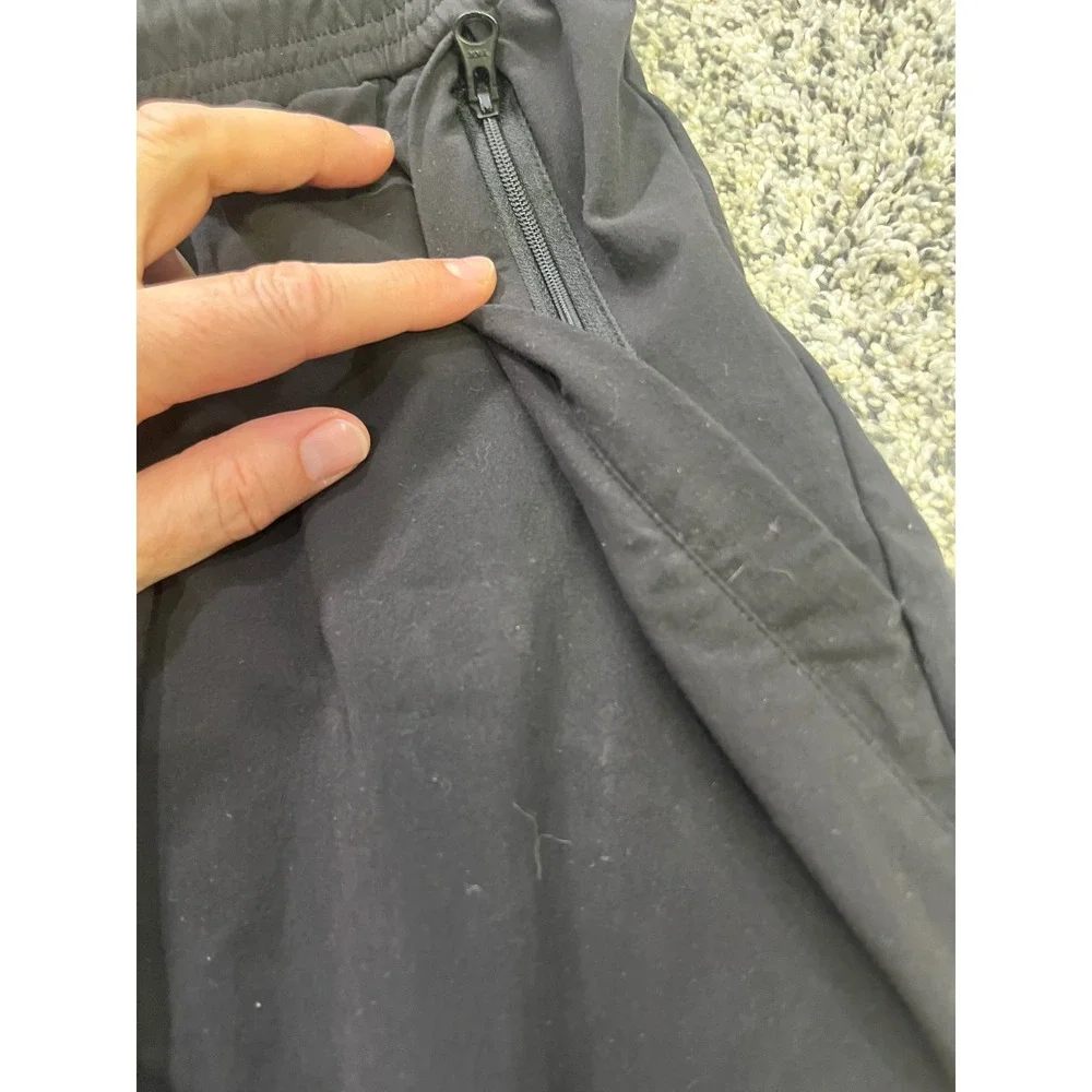 Alo Yoga It Girl Cargo Jogger Pants Black Size Small Woven Utility High Rise